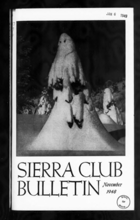 Sierra Club Bulletin 1948 Vol 33 No 10 November thumbnail
